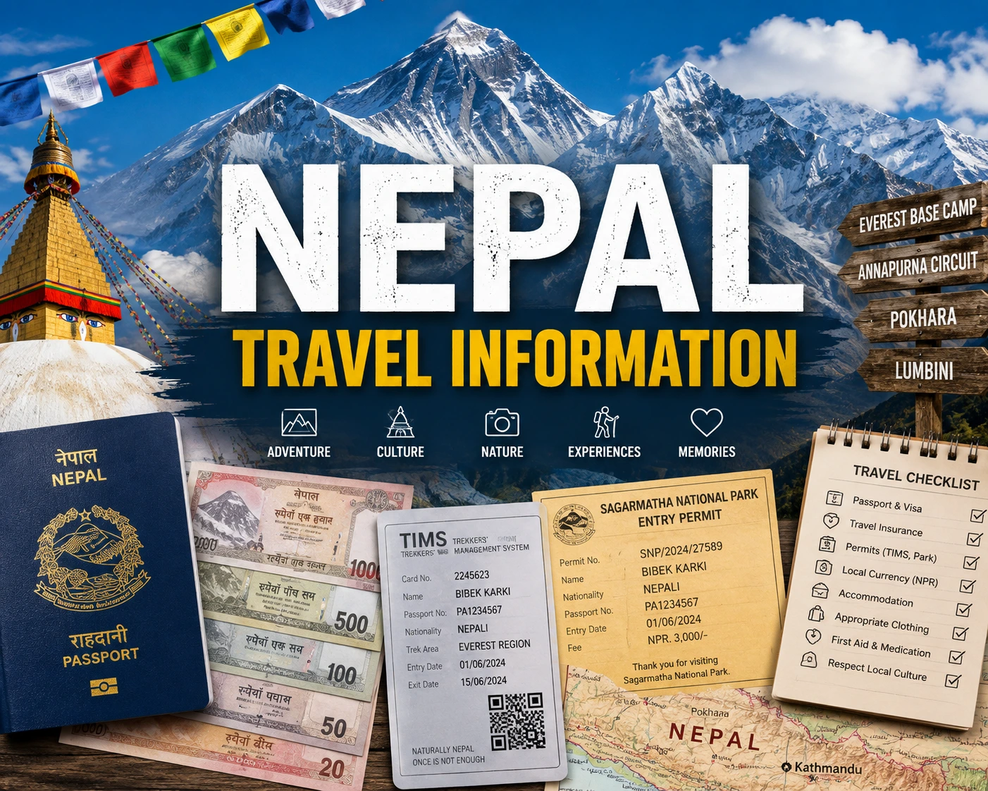 Nepal Travel Information all himalayan treks